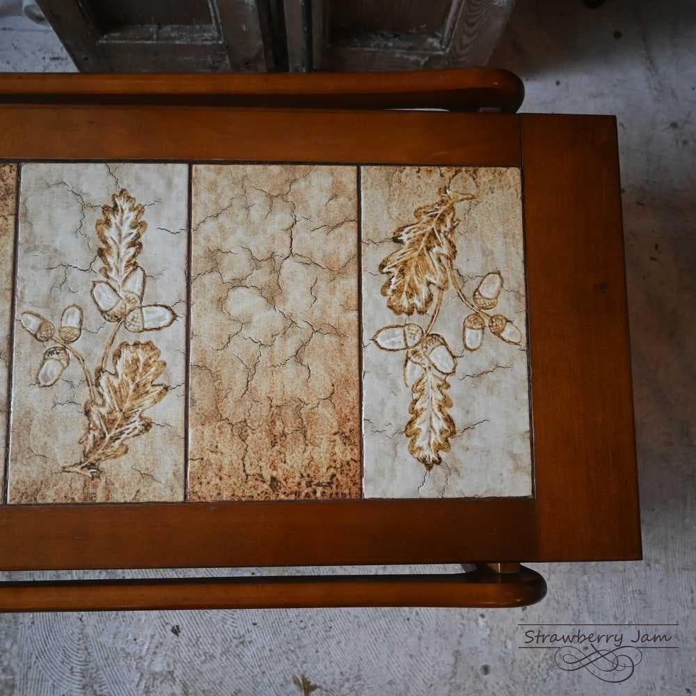 L3705-38 北欧ヴィンテージ デンマーク コーヒーテーブル タイル 北欧