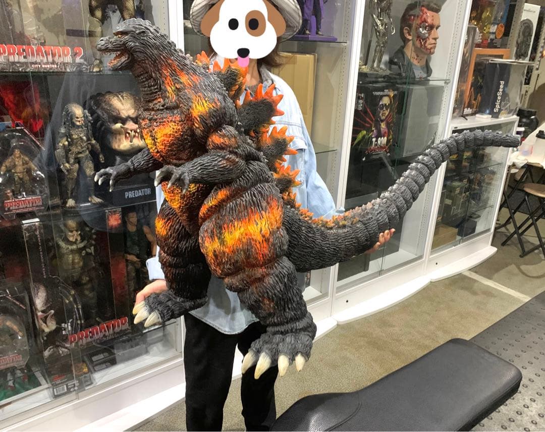 バーニングゴジラ　巨大サイズ全長約120㎝　 リペイントver