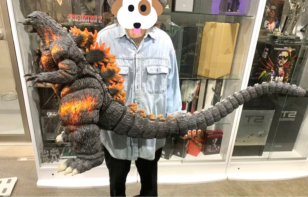 バーニングゴジラ　巨大サイズ全長約120㎝　 リペイントver