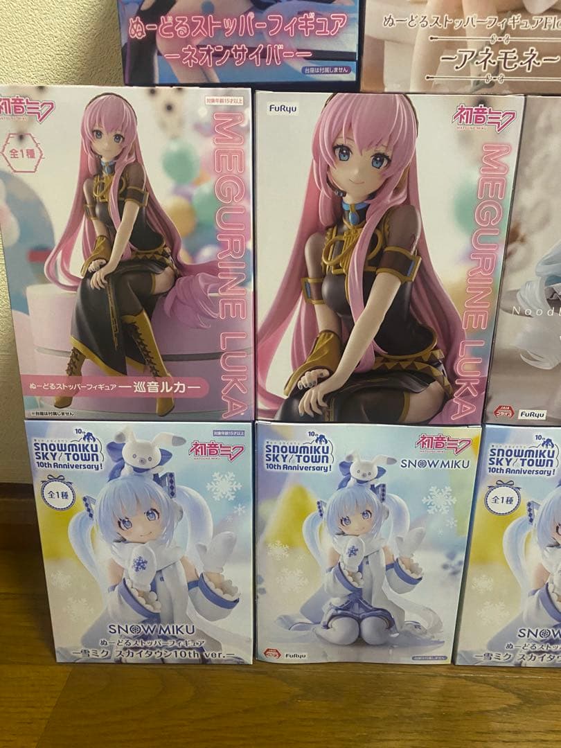 初音ミク・巡音ルカ ぬーどるストッパー フィギュアセット