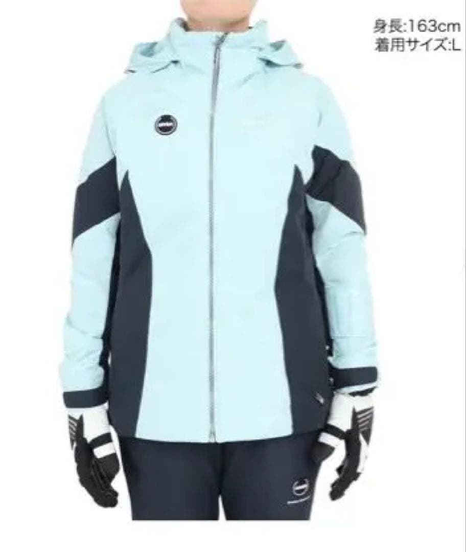 デサンDESCENTEレディース スキーウェア上下セット DWWWJH82X O