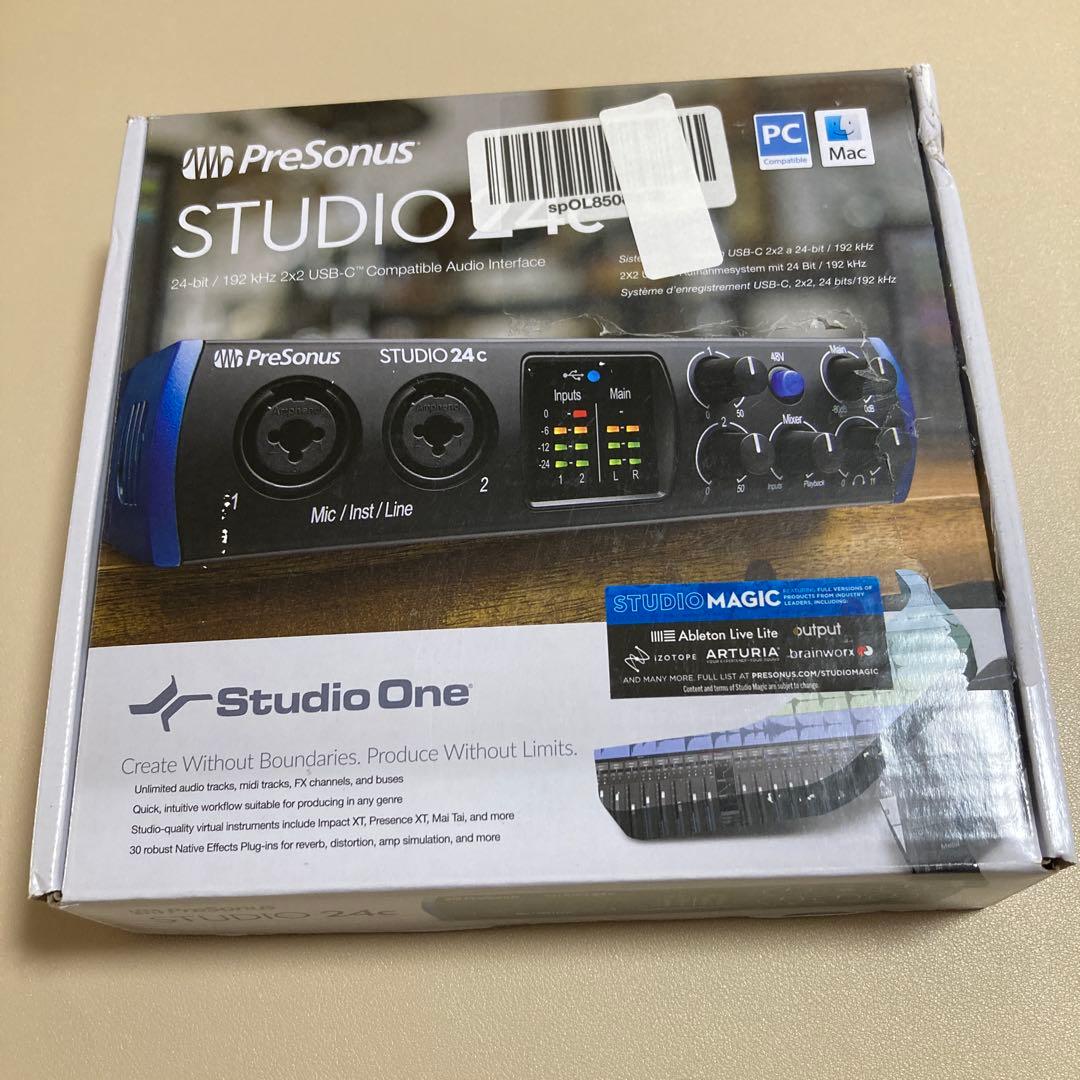 PreSonus Studio 24c オーディオ/MIDIインターフェース