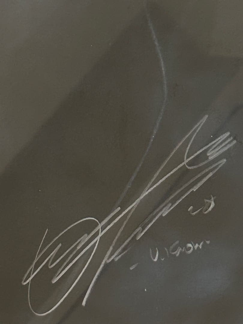 SM公式　東方神起 ユノ直筆サイン入り写真額入り