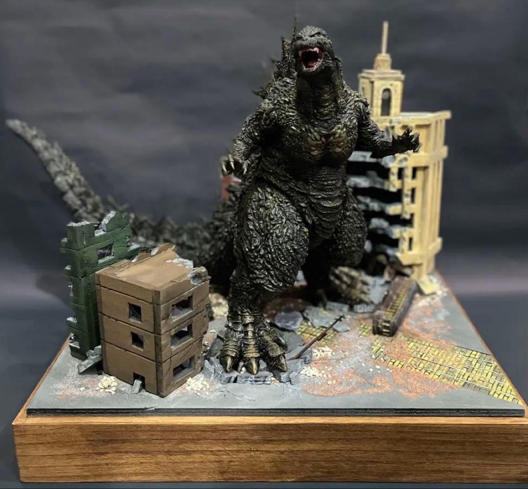 ゴジラ-1.0 銀座襲撃ジオラマ《改良版》 一番くじA賞対応