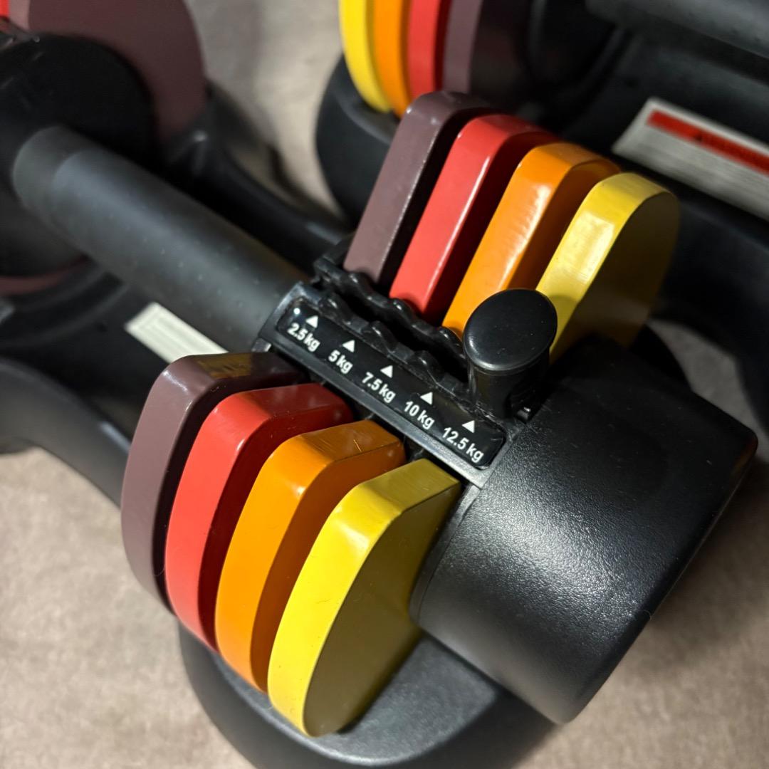 【元箱あり】ATIVAFIT 可変式ダンベル 12.5kg ×2個セット 中古