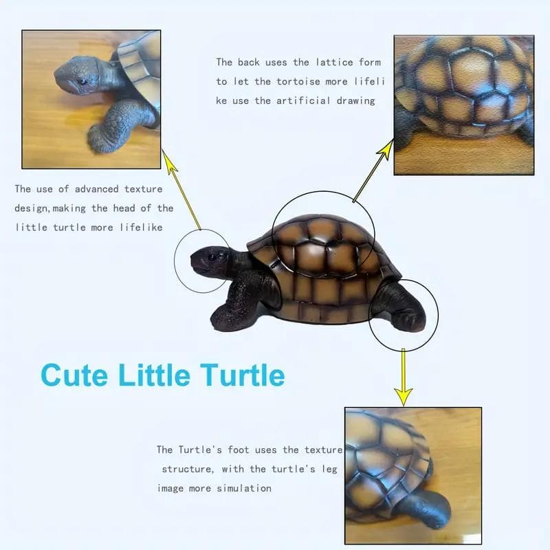 【輸入品】オブジェ 亀 癒し リアル 造形 かわいい インテリア 置物