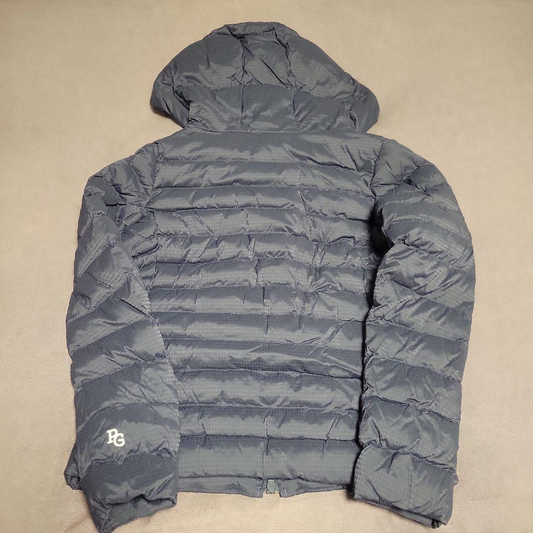 【1日割引】PEARLY GATES フード付きキルティングジャケット ネイビー