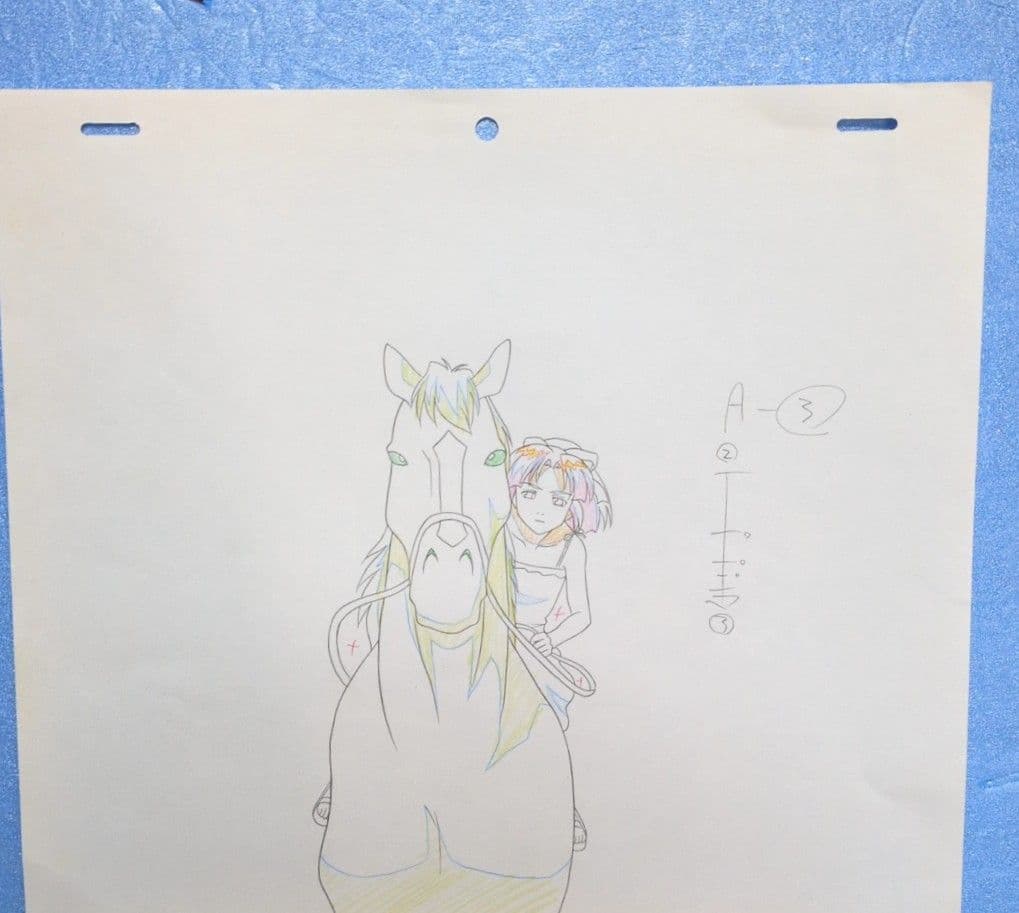 宇宙戦艦ヤマモトヨーコ　セル画セット( 綾乃さんセル画＆原画セット）