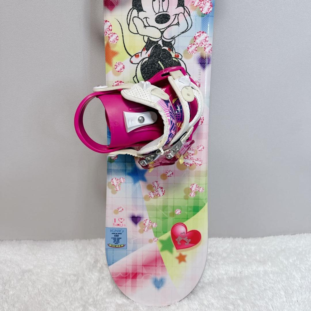 スノーボード キッズ スノボ IGNIO イグニオ ボード 板 ミニー かわいい