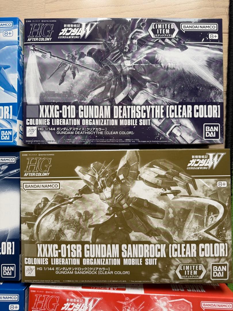 HG 1/144 ガンプラ ガンダムW クリアカラー 6体セット