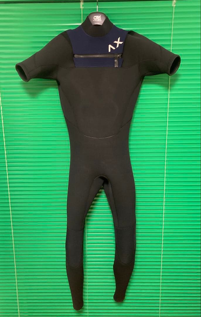 AX シーガルウェットスーツ 黒 半袖　2024.25モデル　既製MLB