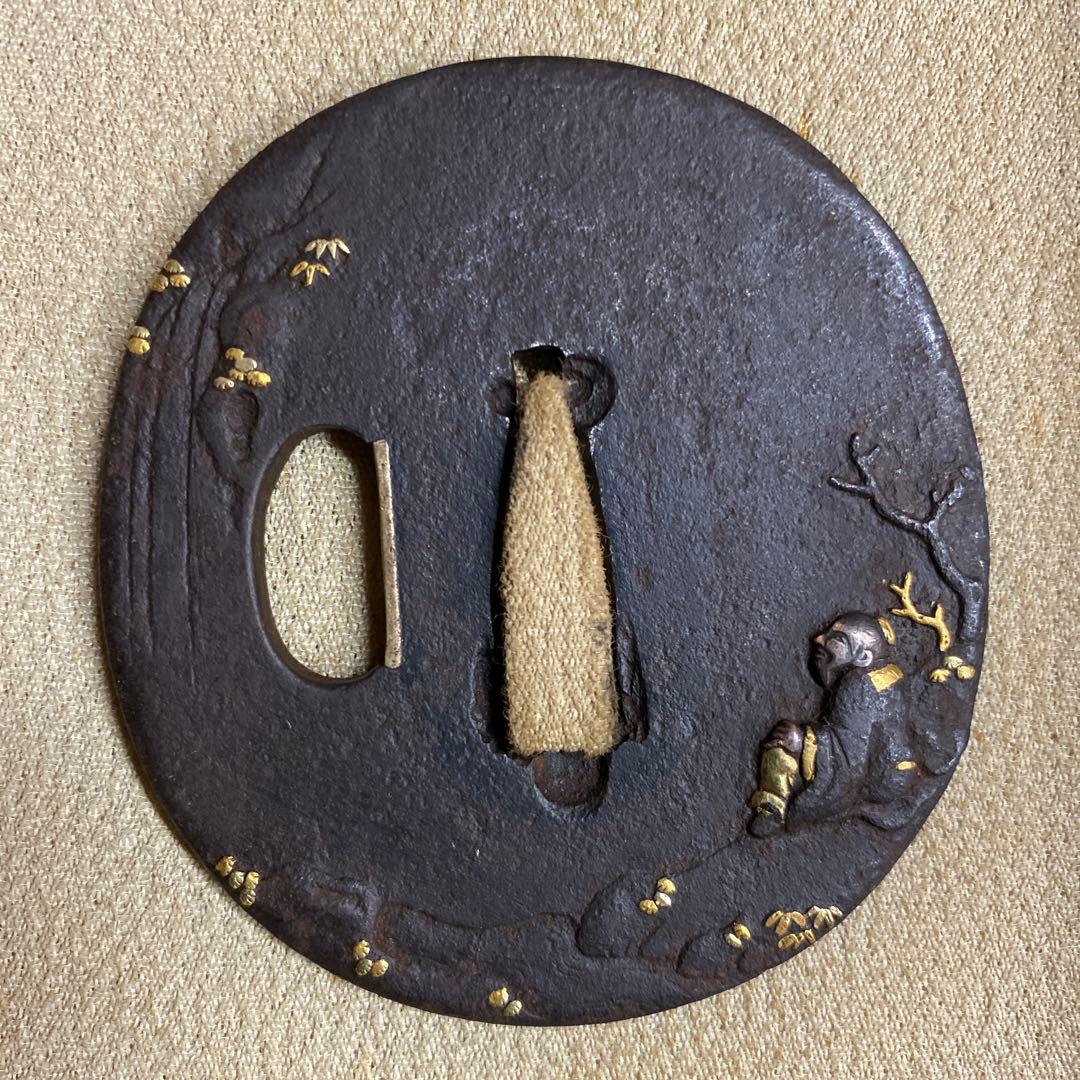 象嵌細工　鍔　大小セット