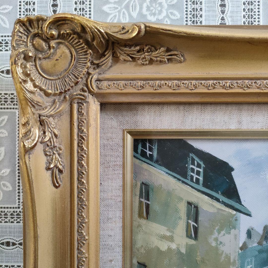 横山邦夫　油彩画 F6号『パリ』