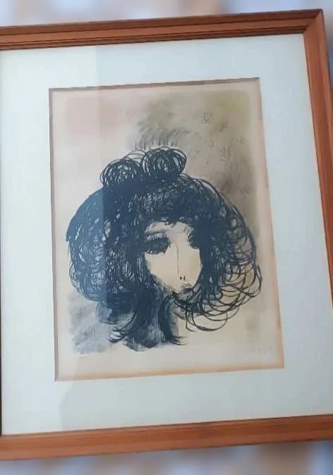 織田広喜 リトグラフ 少女