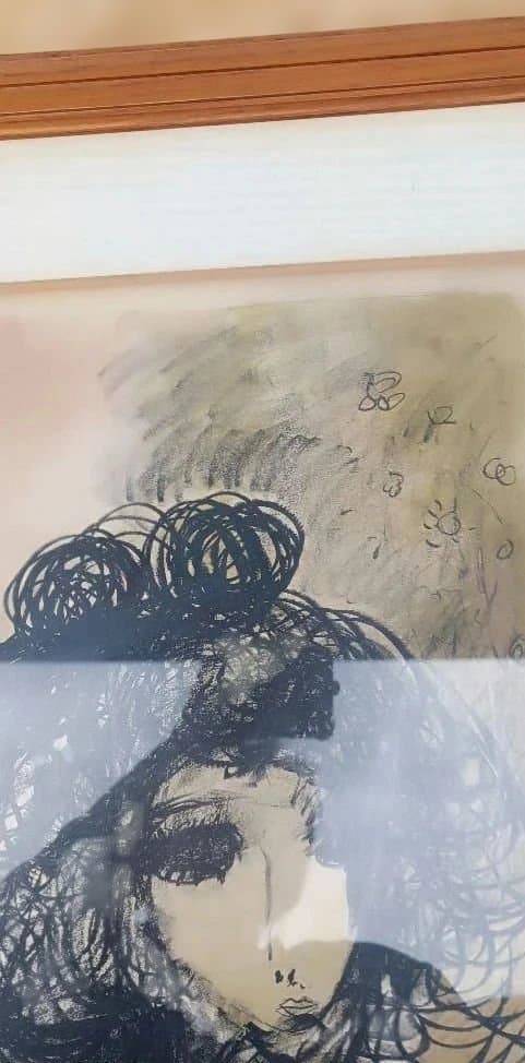 織田広喜 リトグラフ 少女