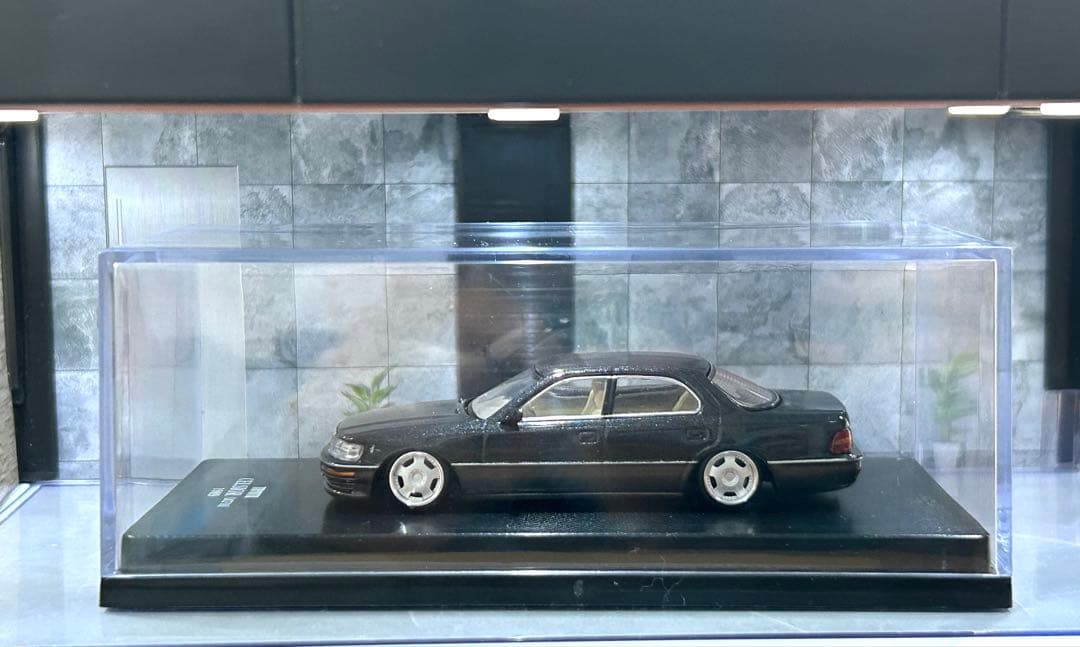 1/64 日本の名車コレクション　トヨタ　セルシオ　改造　ミニカー　改