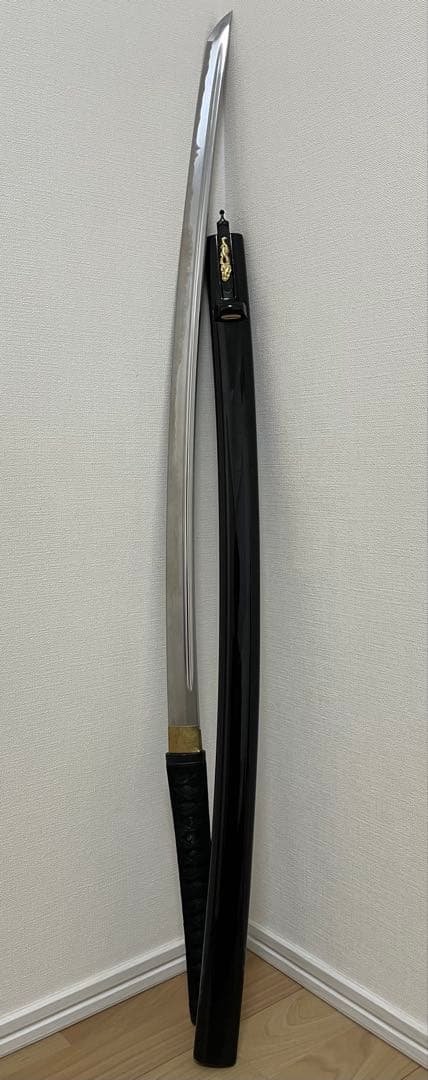 模造刀 日本刀 忍者刀 黒鞘 龍紋