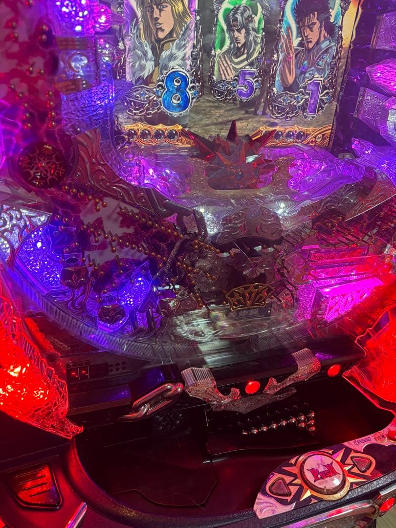 送料込み CR北斗の拳 剛掌 黒王 ver パチンコ実機 循環加工 MAX機