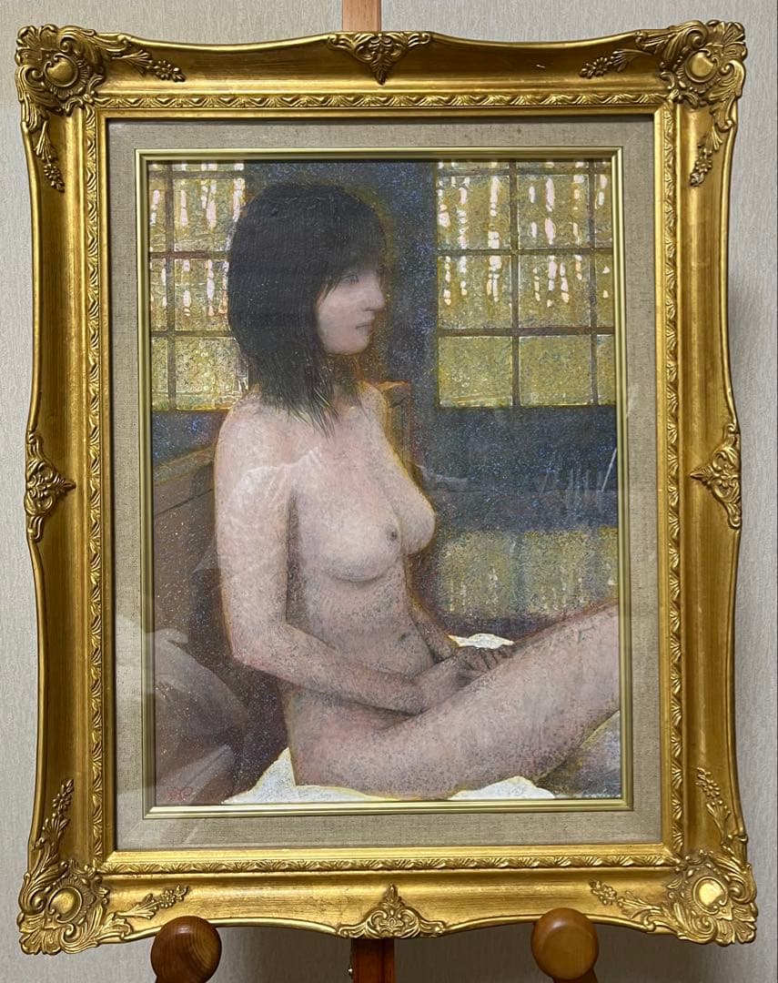 ♦桶田洋明　油彩画　「記憶」　P8号