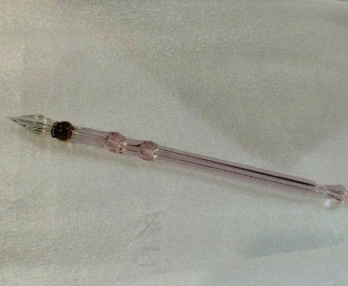 佐瀬工業ガラスペン　ピンク