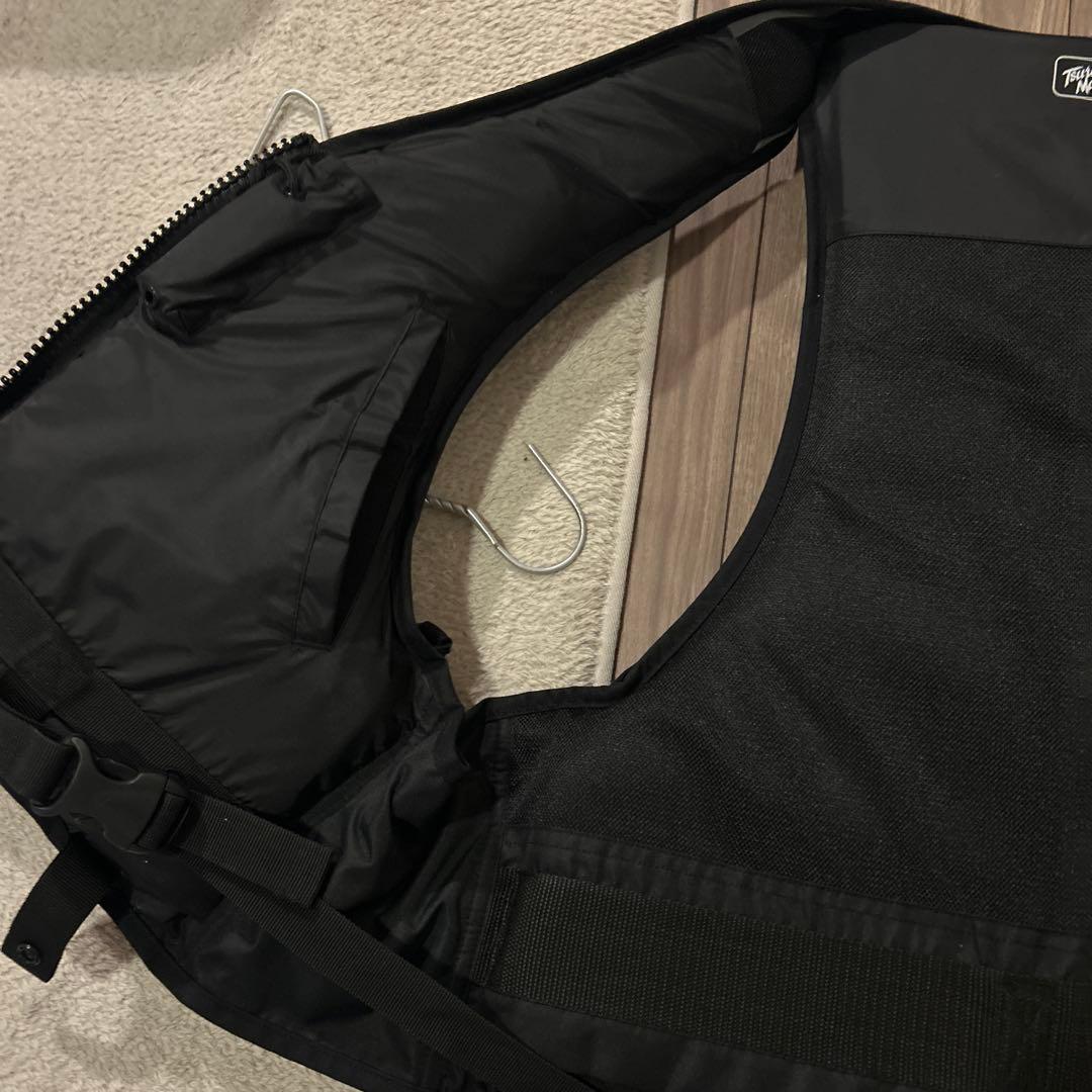 釣武者コーデュラダイヤルベスト　L グレー