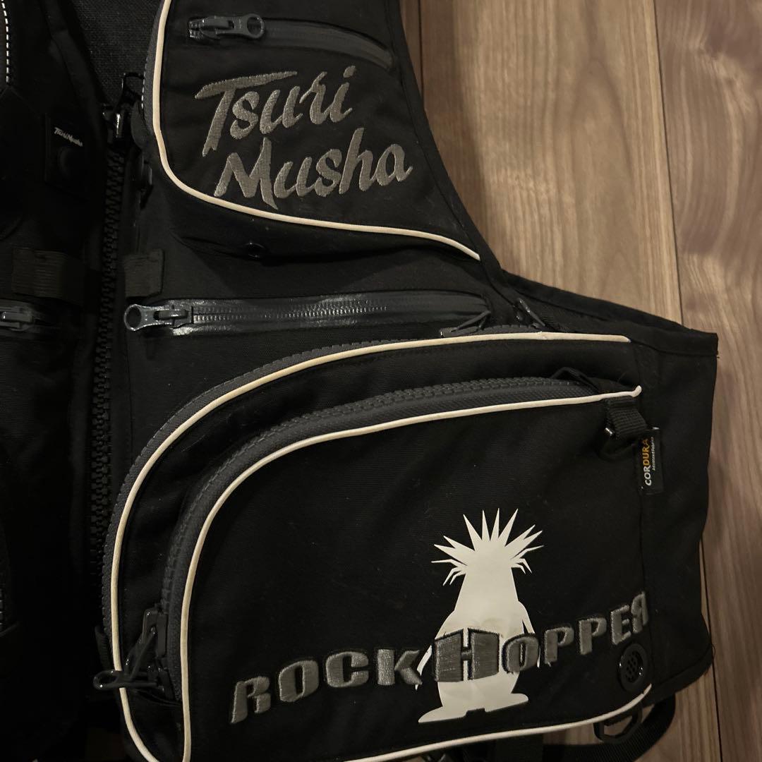 釣武者コーデュラダイヤルベスト　L グレー