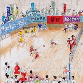 みみこ【終売品】ハイキュー!! 複製原画 最終話 挑戦者たち