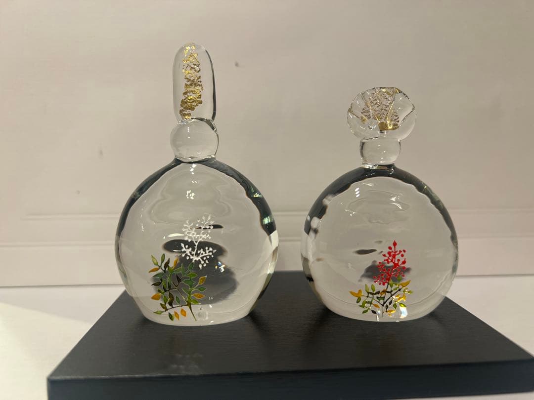 「南天のおひな様」 ガラスのお雛様 雛人形 節句人形 手作り ひな人形 ひな祭り