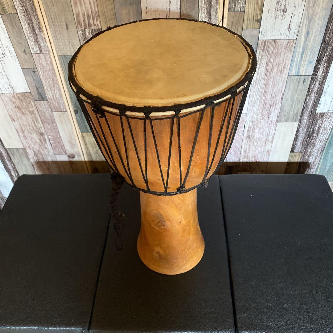ジャンベ　民族楽器　アンティーク　ヴィンテージ　レア　打楽器　太鼓　民族