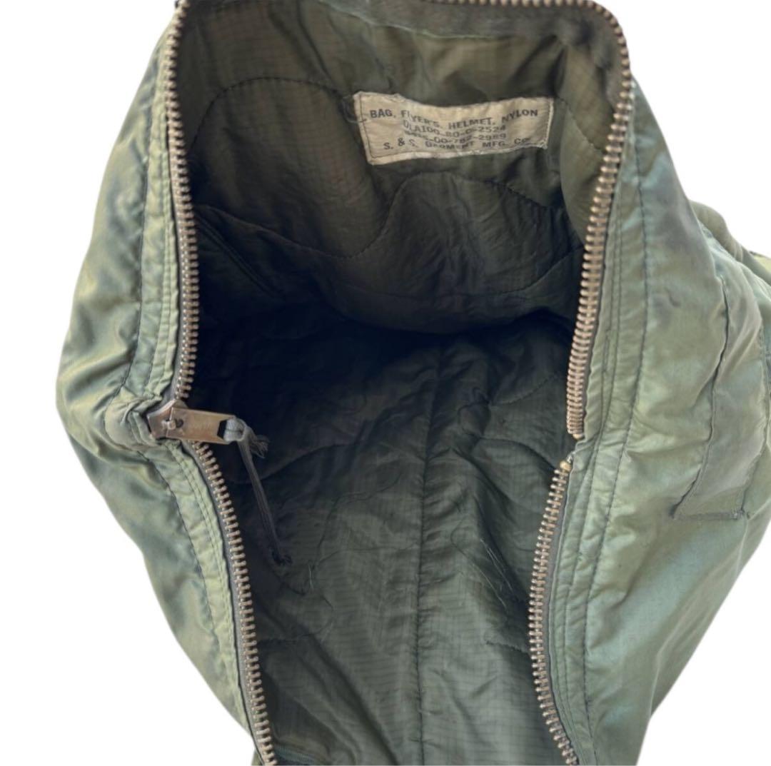 ビンテージ　80s　ミリタリー　ヘルメットバッグ　米軍　スコービル