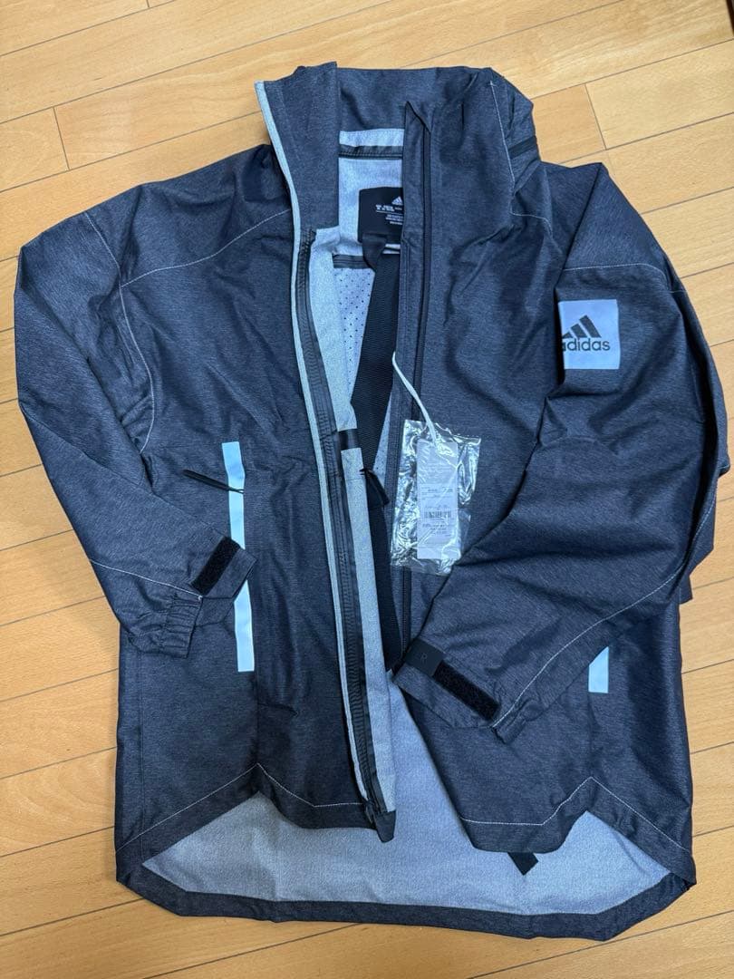 【新品・未使用】adidas デニム調ウィンドブレーカー