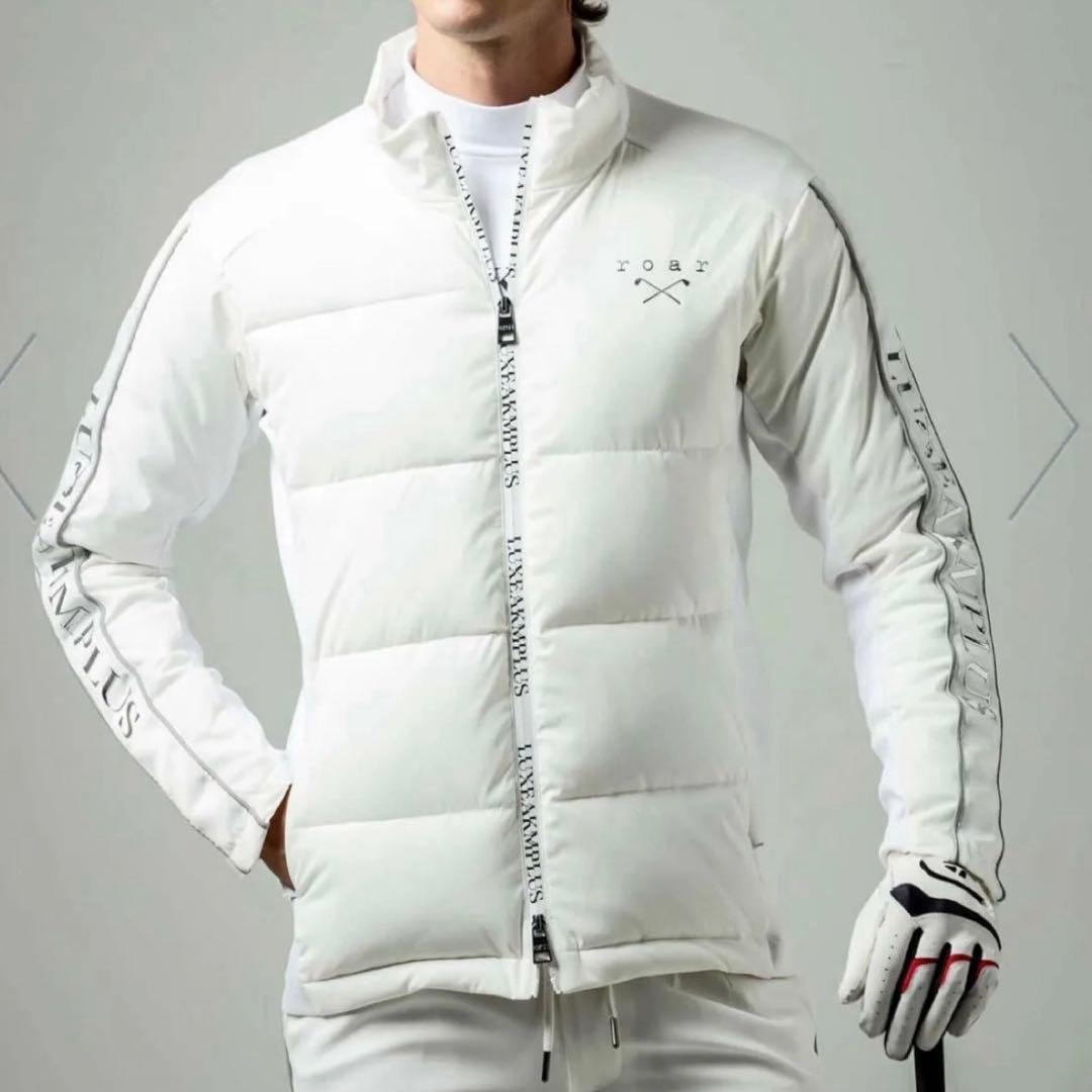 【新品】LUXEAKMPLUS×roar／コラボ ゴルフウェア 中綿入りブルゾン