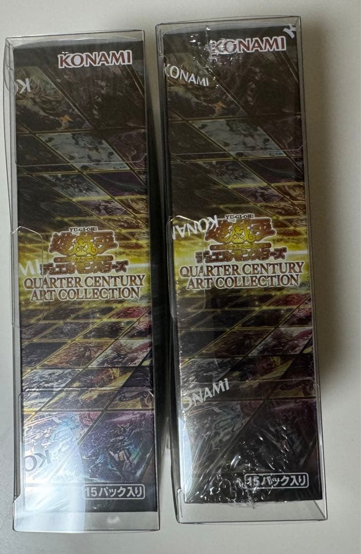 遊戯王OCG クォーターセンチュリーアートコレクション 2BOX シュリンク付き