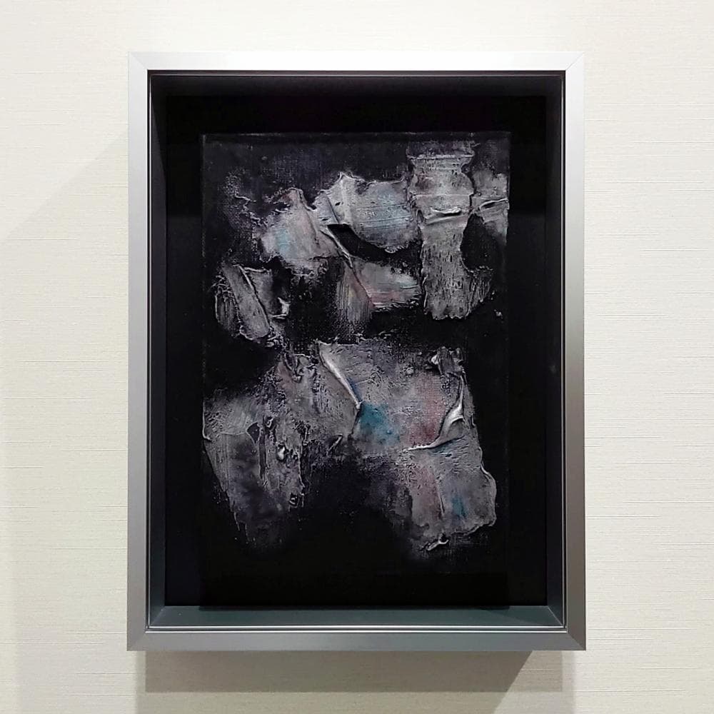 内野隆文　抽象画　SM　サムホール　絵画　キャンバス　現代美術　アート作品　真作