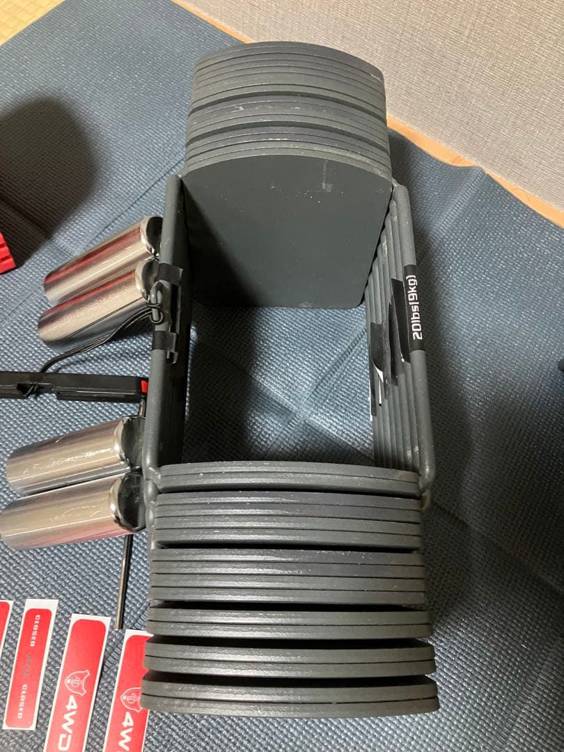 【引き取り限定】4WD 可変式ダンベル　41kg  2個セット