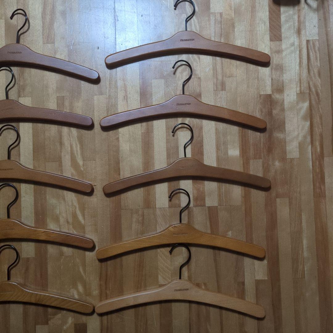 希少 レア PENDLETON 木製 ハンガー 10本セット