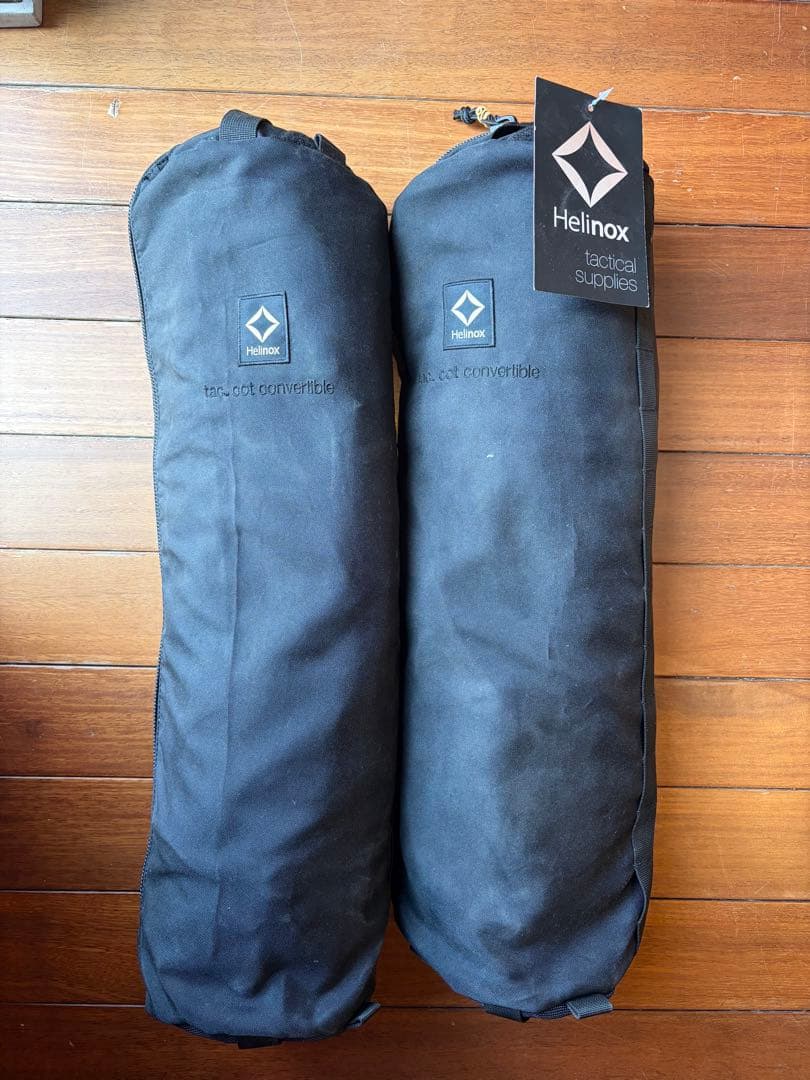 Helinox タクティカルコットコンバーチブル ブラック　2個セット