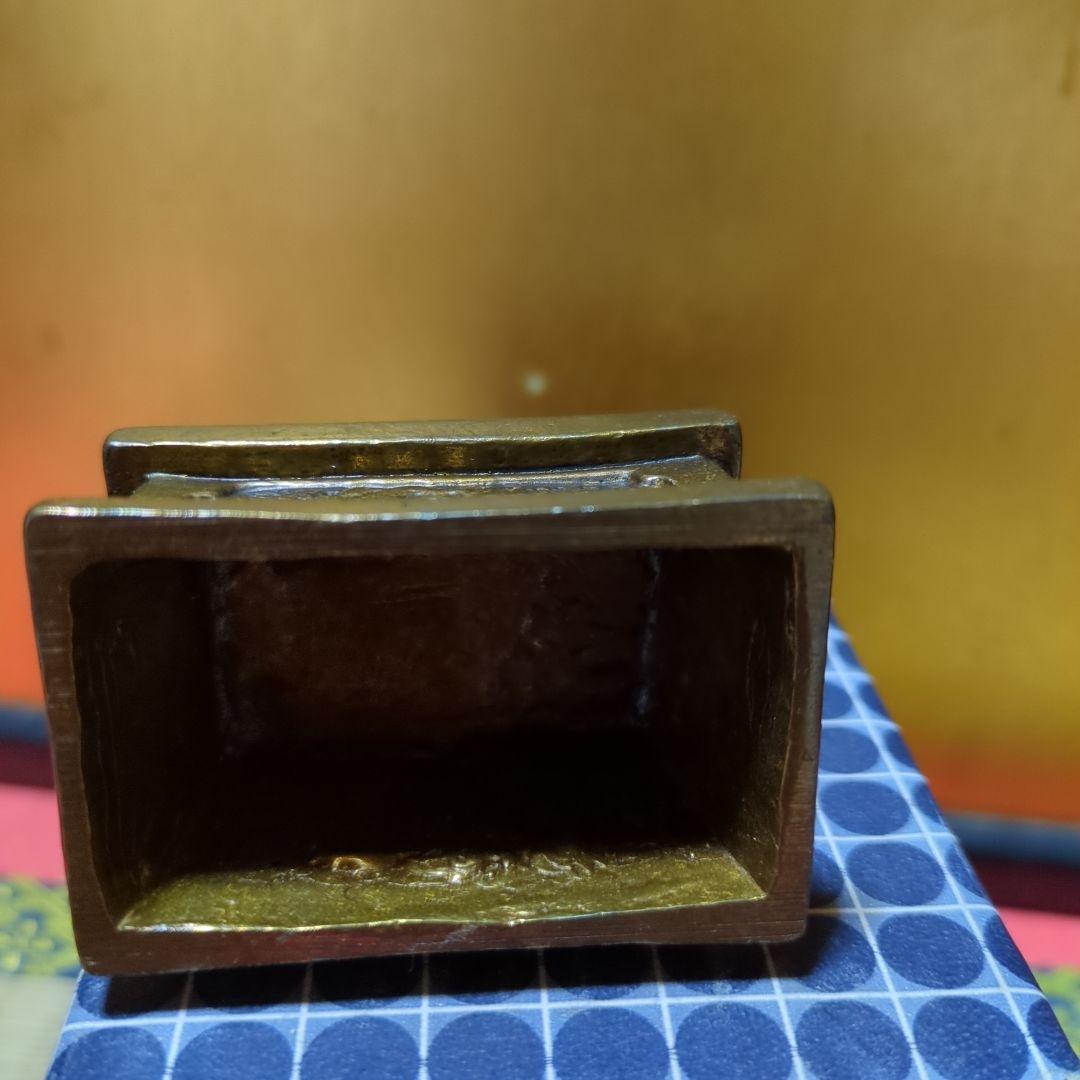 高岡銅器、伝統工芸品 稲荷一対紙箱付き