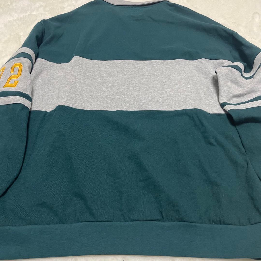 未使用タグ付【希少XLサイズ】FR2 パイルロゴラガーシャツ 太ボーダー 即完売