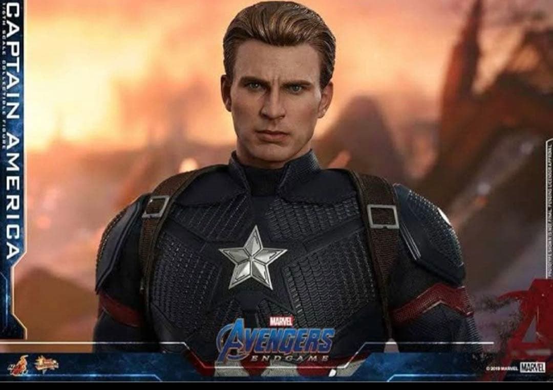 ホットトイズ：キャプテン・アメリカ（アベンジャーズ／エンドゲーム）1/6スケール