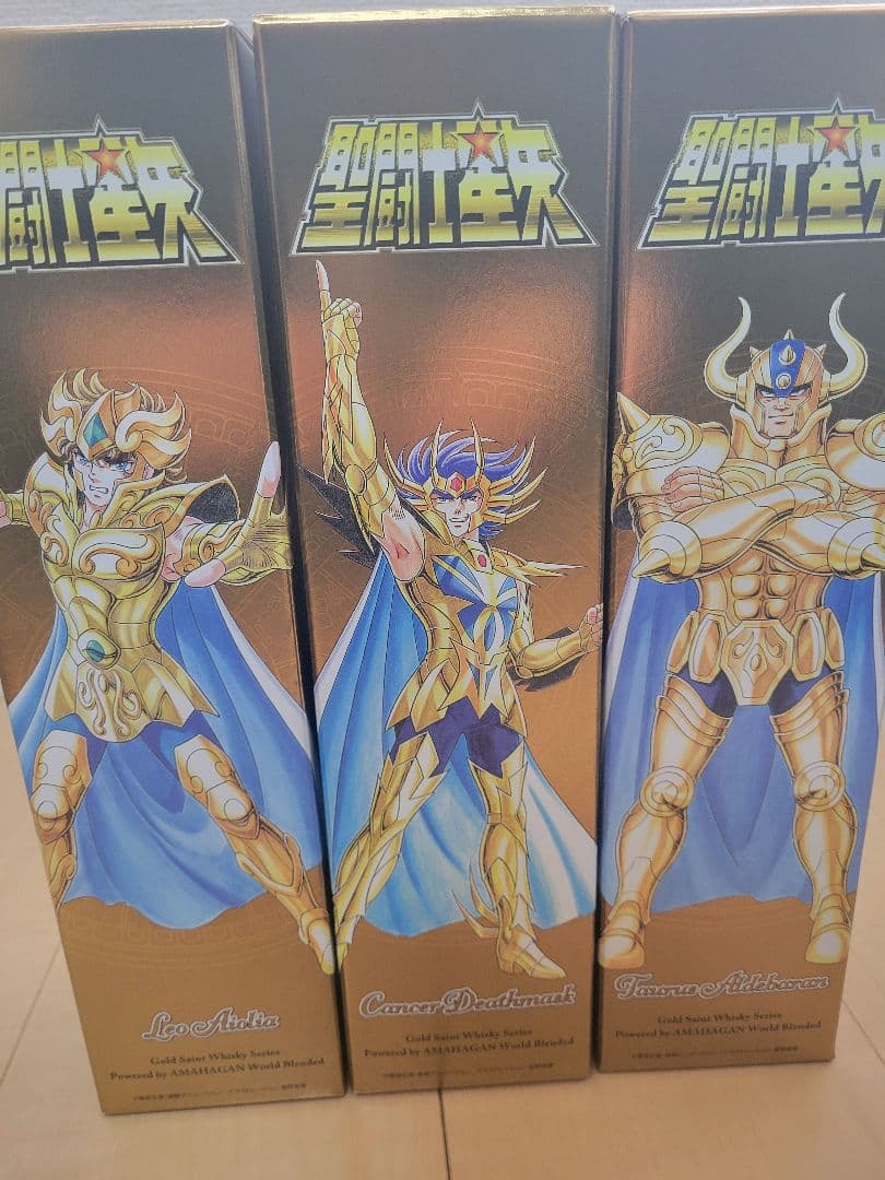 聖闘士星矢 長浜蒸溜所 アマハガン 黄金聖闘士ウイスキー 限定品 7本まとめて