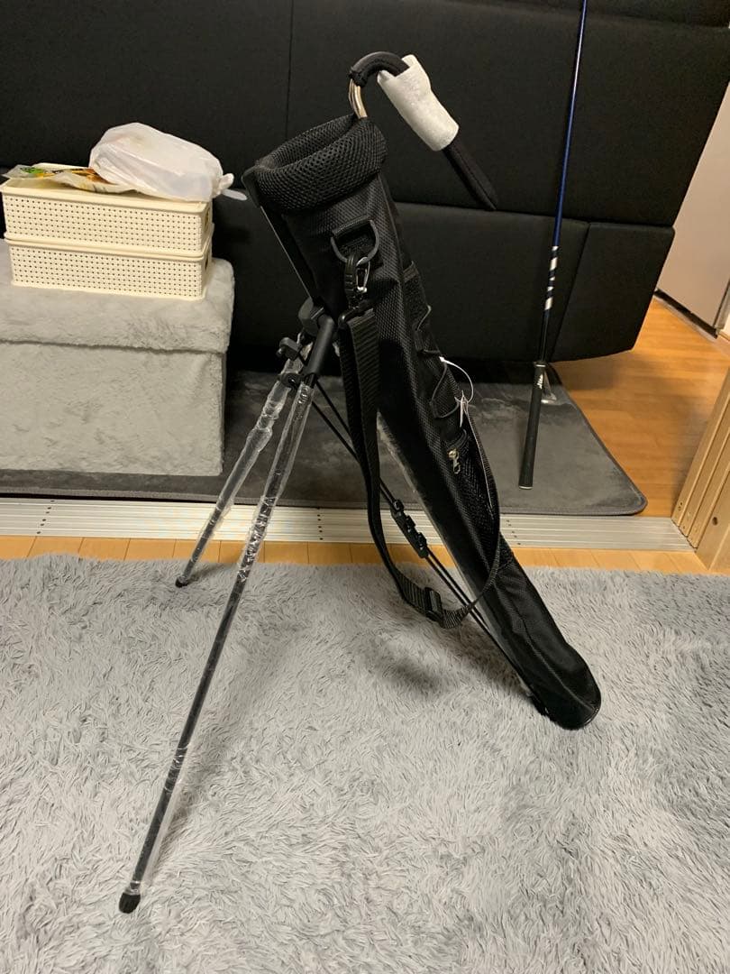 スタンドゴルフバッグ ブラック 新品未使用タグ付き