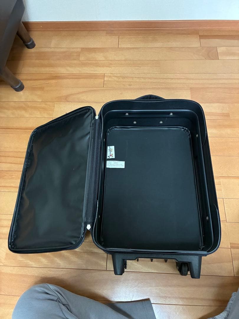 【希少】ディズニーキャリーケース　布製　スーツケースとショルダーバッグのセット