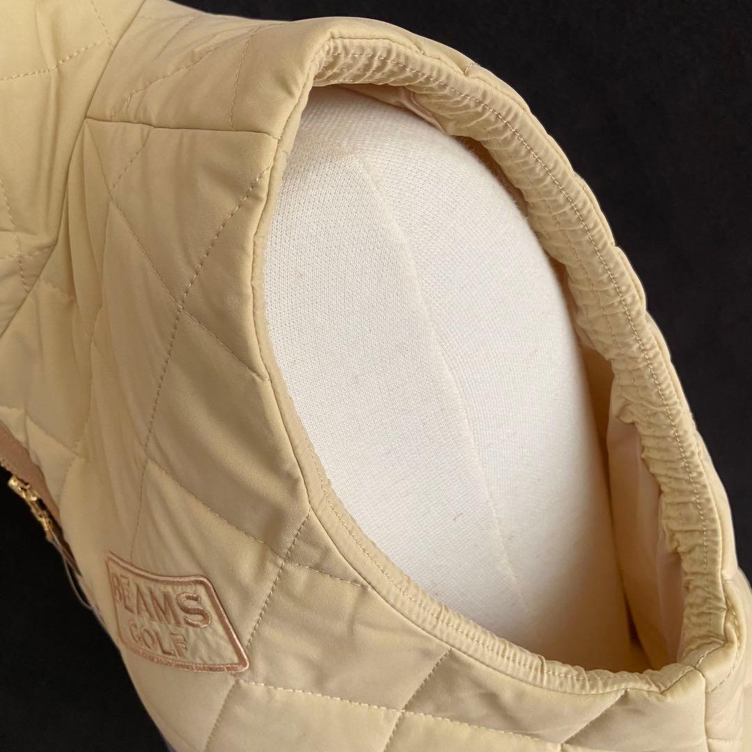 ビームス ゴルフ レディースウェア 中綿ベスト ベージュ Mサイズ