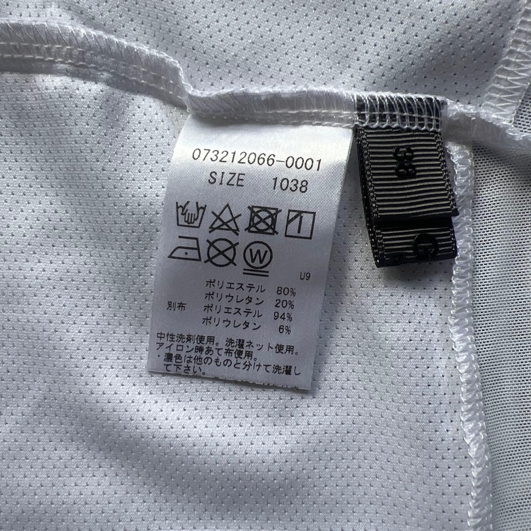 G/FORE ハイネックメッシュシャツ ホワイト