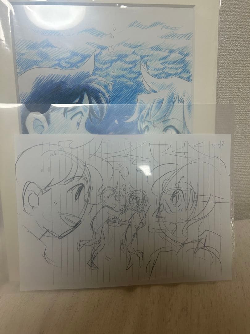 名探偵コナン 黒鉄の魚影　青山剛昌書き下ろし複製 原画（ラフ画同梱版）