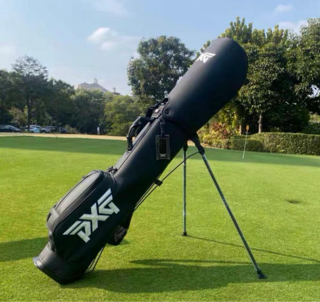 PXG スタンド付きゴルフバッグ ラウンドバッグ ハーフキャディバッグ