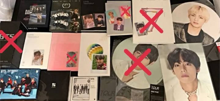 【公式】BTSアルバムトレカうちわプレミアムフォットまとめ売り ※特典あり