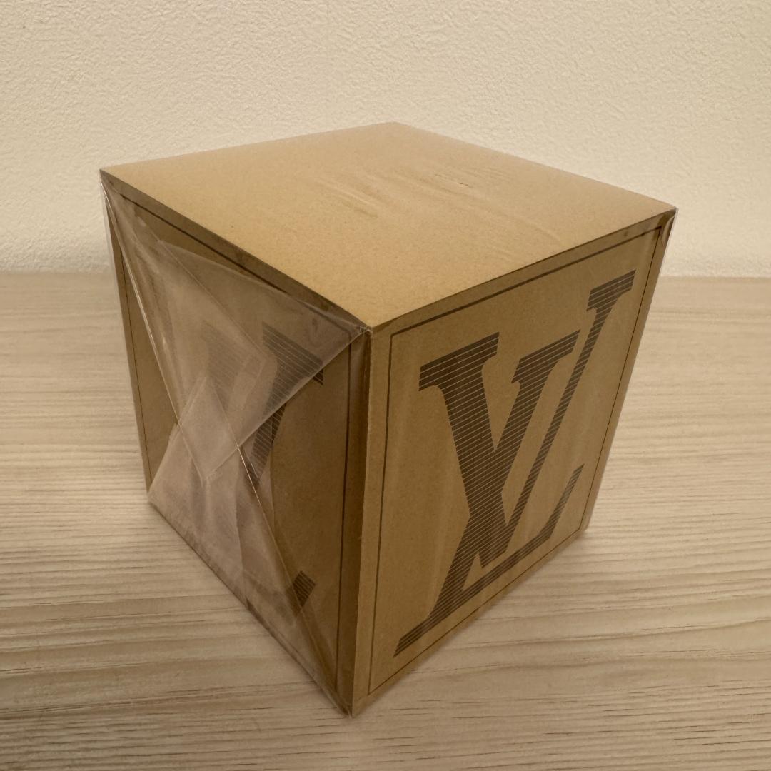 ルイヴィトン（LOUIS VUITTON）キューブ型メモ 2個セット（白・茶）