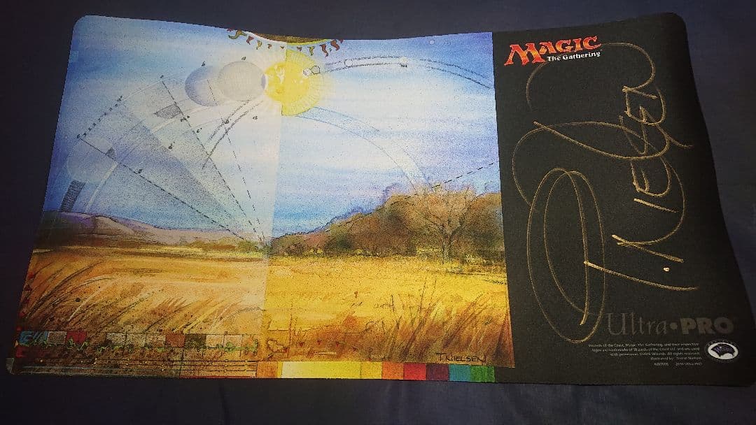 MTG GURUランド（サイン付き） プレイマット 5枚セット＋おまけ付き